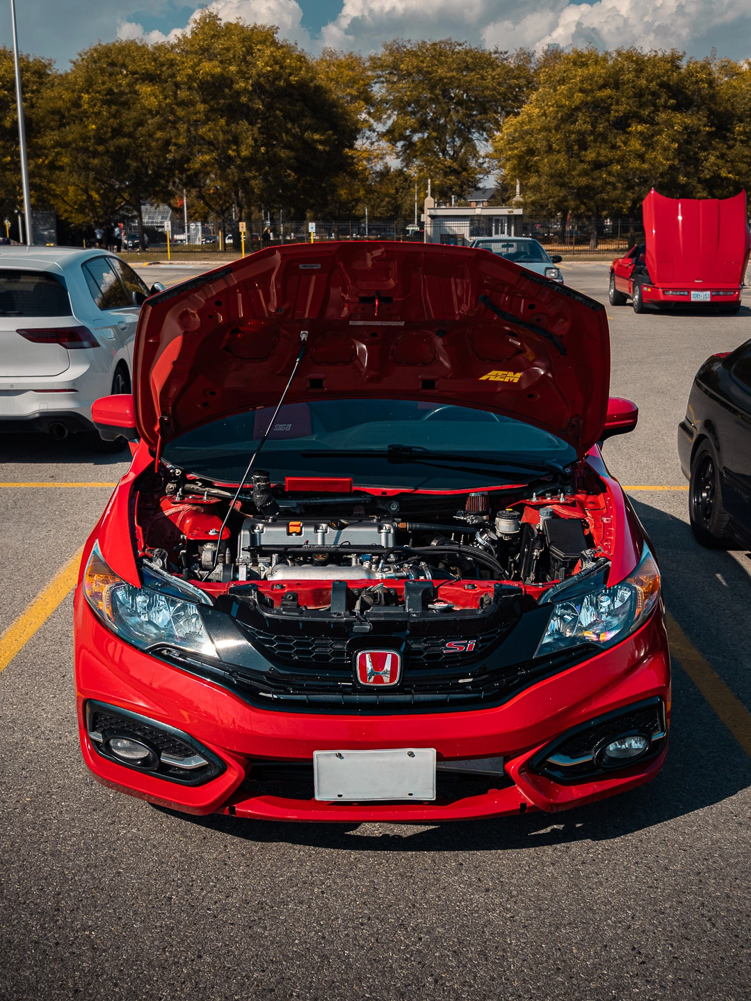 Red Honda Photo